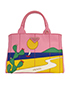 Canapa Desert Motif Patch Tote, front view